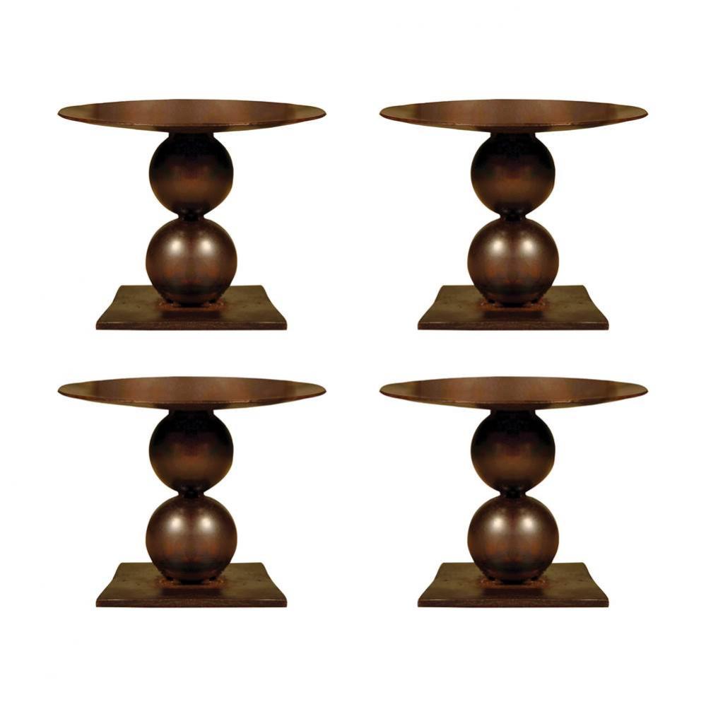 Mission Set of 4 Pillar Holders