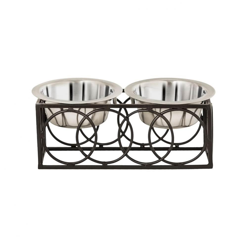 Centre Double Pet Feeder