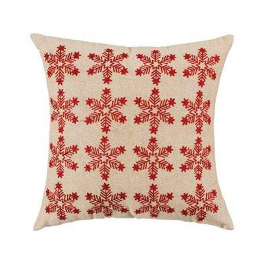 Cottage Snow 20x20 Pillow - COVER