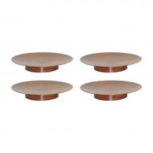 Pomeroy 620300/S4 - Burnham Set of 4 Pillar Plates