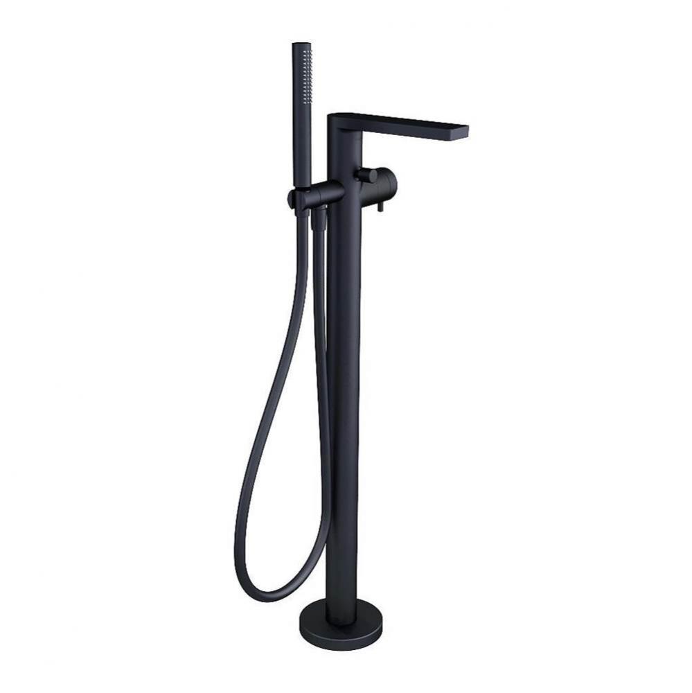 Lana Free Standing Mixer For Tub, Matte Black