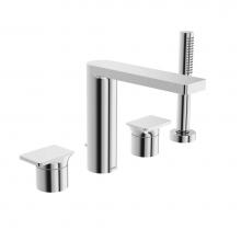 In2aqua 1301 2 00 2 - Strata 4-Hole Roman Tub Trim Kit, Chrome