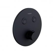 In2aqua 1402 2 70 0 - Urban Thermostatic Valve Trim Kit With 2 Push-Button Control, Matte Black