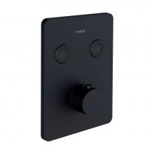In2aqua 1442 2 70 0 - Urban X Thermostatic Valve Trim Kit With 2 Push-Button, Matte Black