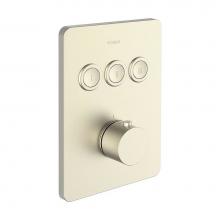 In2aqua 1443 2 20 0 - Urban X Thermostatic Valve Trim Kit With 3 Push-Button, Brushed Nickel