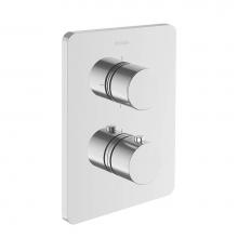 In2aqua 1448 2 00 0 - Urban X Thermostatic Valve Trim Kit With Volume Control And Manual Diverter, Chrome