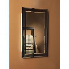 Jensen Medicine Cabinets 1450BCX - MIRROR ON MIRROR 1DR 16X26 BVL OVER
