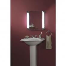 Jensen Medicine Cabinets 455FL - LIGHTED CABINET 1DR 20X22 SS8