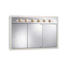 Jensen Medicine Cabinets 755387 - GRANVILLE 3DR 48X30 PT02 WD
