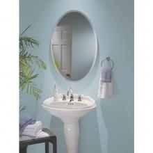 Jensen Medicine Cabinets S368244OVWHX - METRO OVAL 1DR 24X35 BVL WB/ST OVER