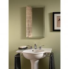 Jensen Medicine Cabinets S468244SS - STUDIO IV 1DR 15X25 BVL WB/SS