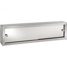 Jensen Medicine Cabinets V24 - COSMETIC BOX 2DR 24X8X4 SS8