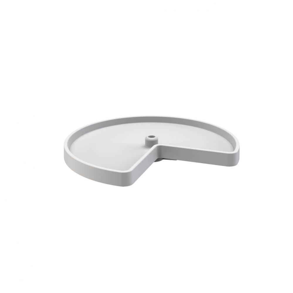 Value Line Polymer Kidney Lazy Susan Shelf for Corner Base Cabinets