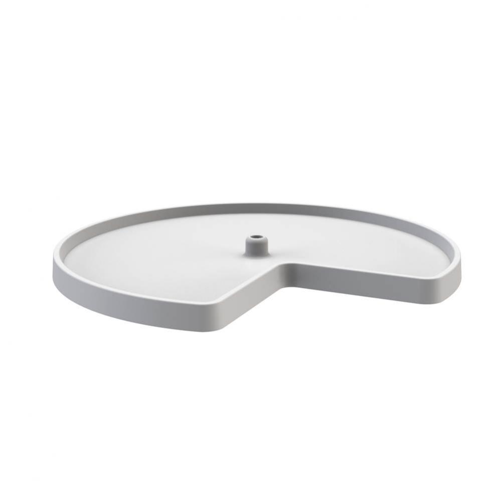 Value Line Polymer Kidney Lazy Susan Shelf for Corner Base Cabinets