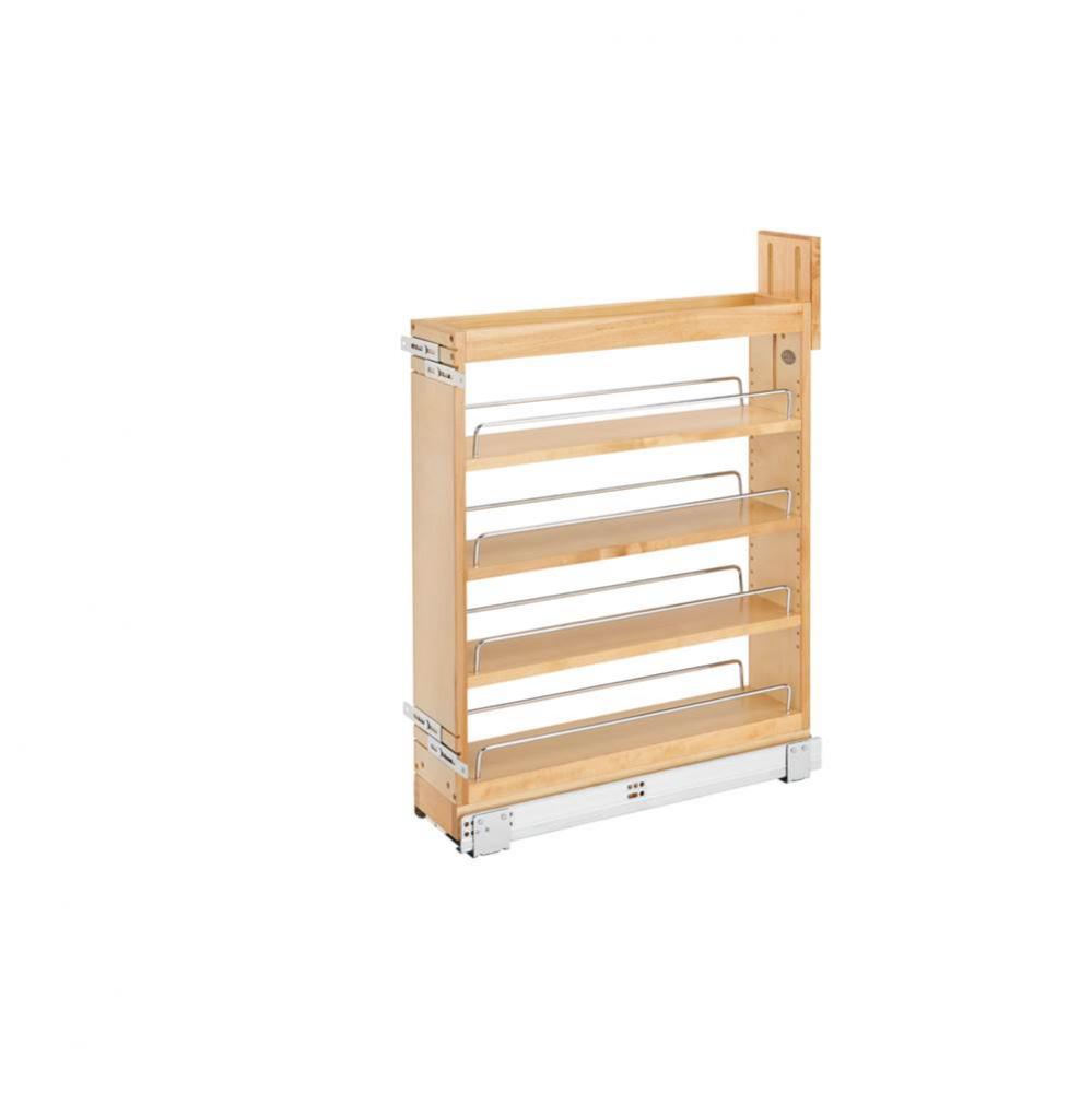 Wood Base Cabinet Pull Out Organizer w/Soft Close