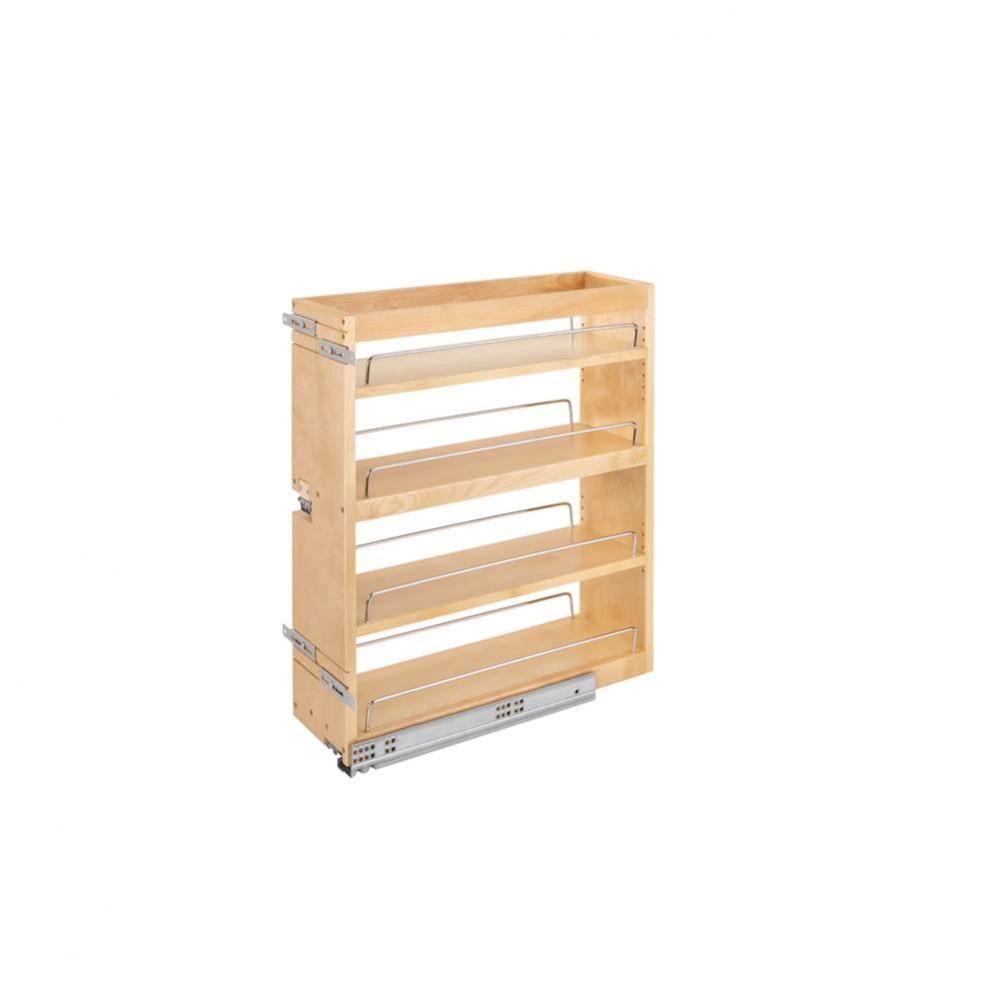 Wood Base Cabinet Pull Out Organizer w/Soft Close