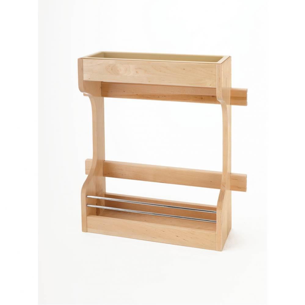 Wood Door Mount Sink Cabinet Organizer