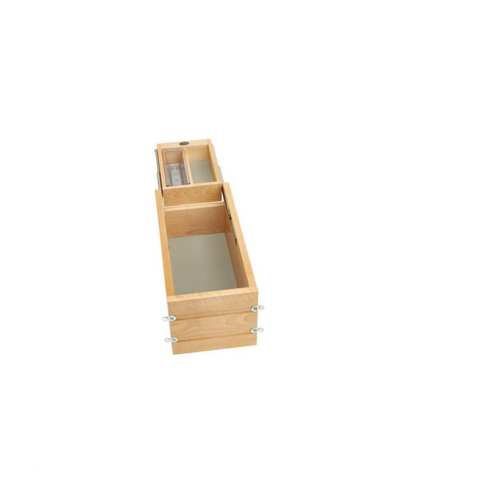 Wood Vanity Cabinet Replacement Half Tier Drawer System w/Soft Close