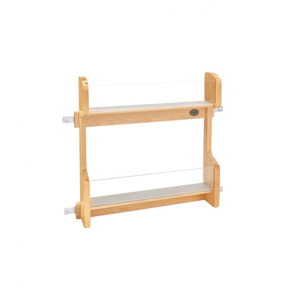 Wood Vanity Cabinet Door Storage Rack