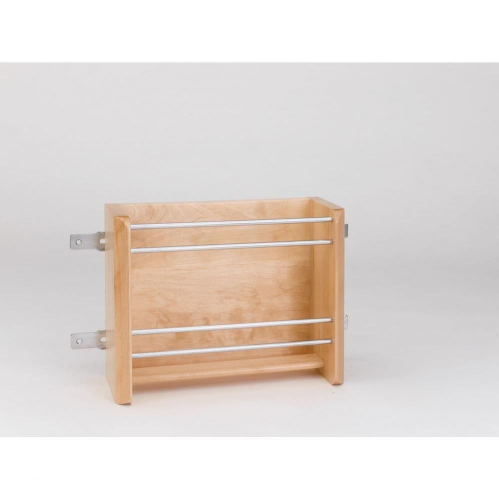 Wood Foil/Wrap Cabinet Door Organizer