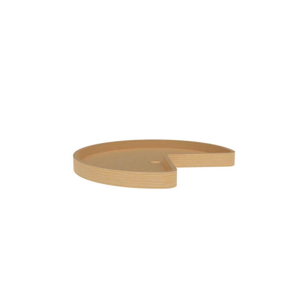 Wood Kidney Lazy Susans Shelf for Corner Base Cabinets