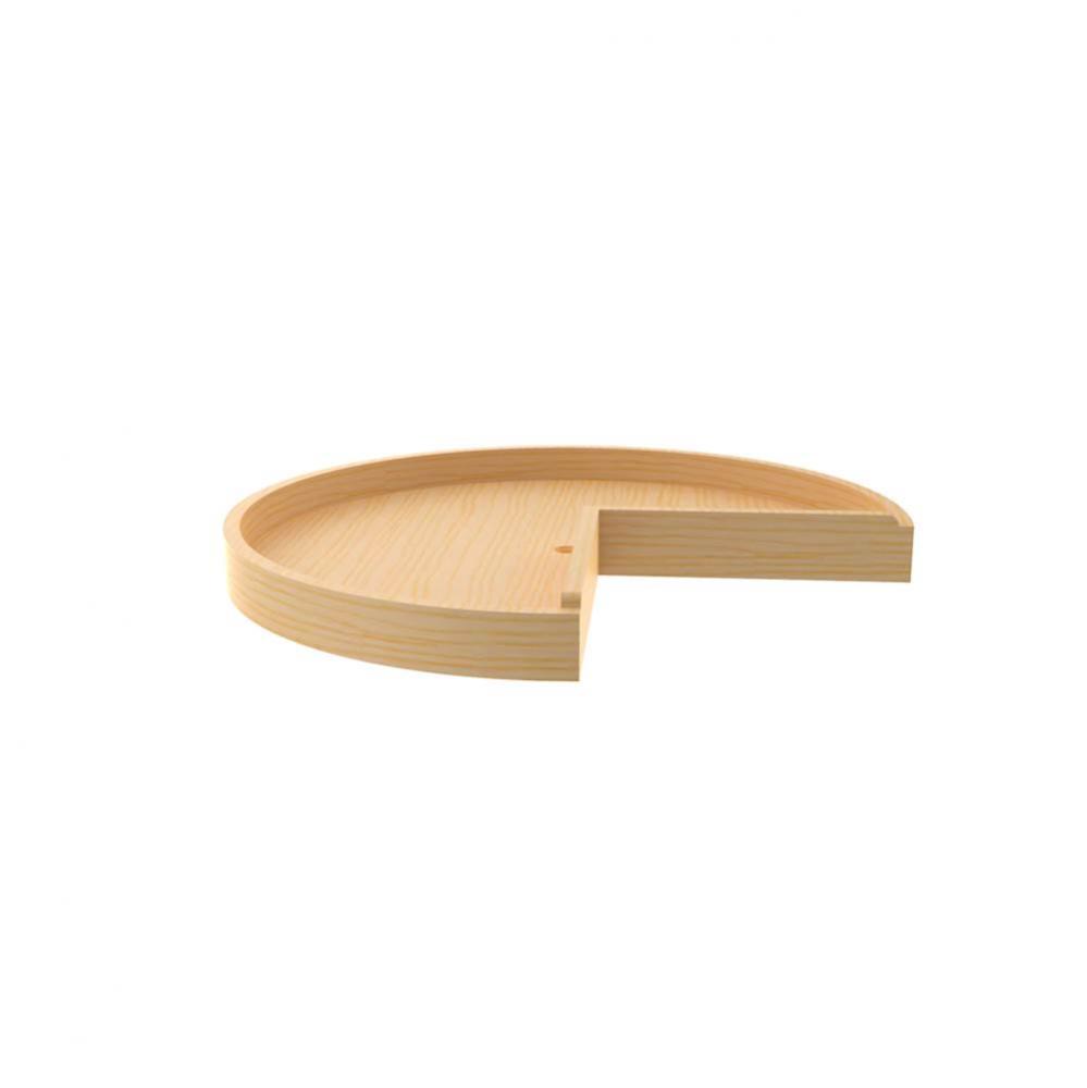 Wood Pie Cut Lazy Susan Shelf for Corner Base Cabinets