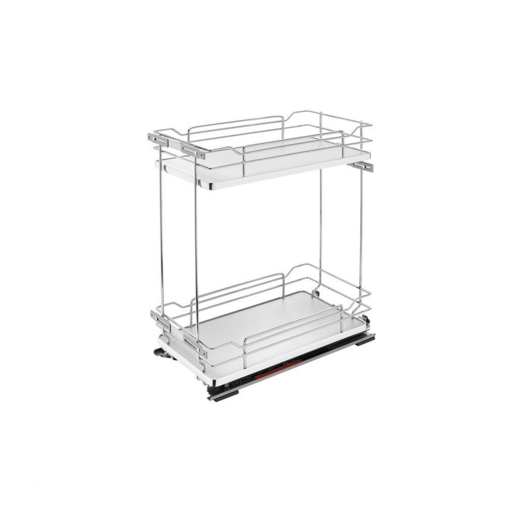 Two-Tier Sold Surface Pull Out Organizers w/Soft Close