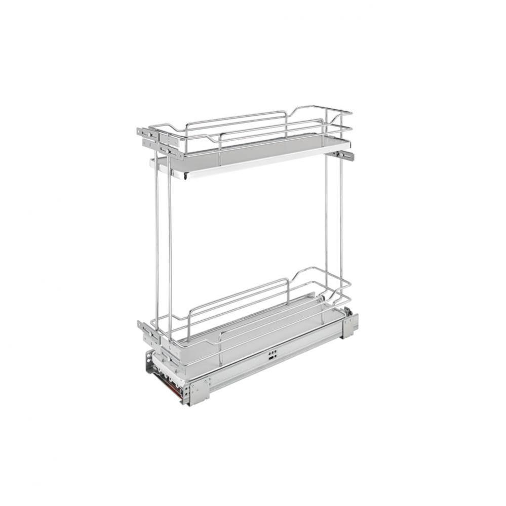 Two-Tier Sold Surface Pull Out Organizers w/Soft Close