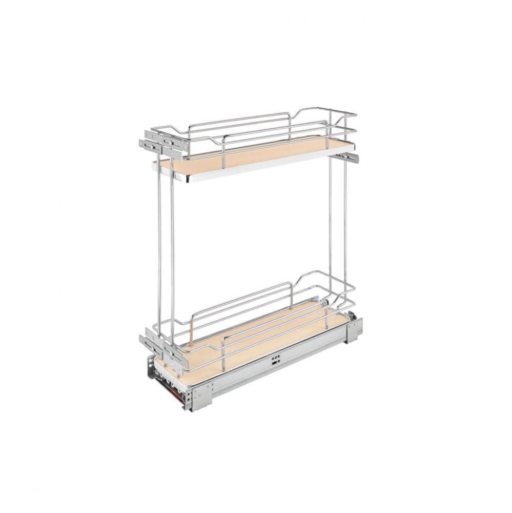 Two-Tier Sold Surface Pull Out Organizers w/Soft Close