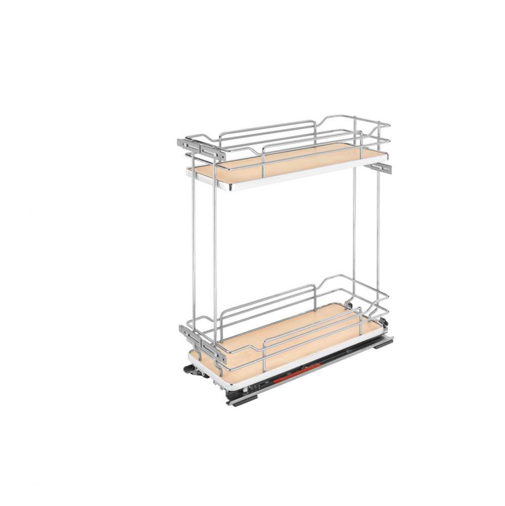Two-Tier Sold Surface Pull Out Organizers w/Soft Close