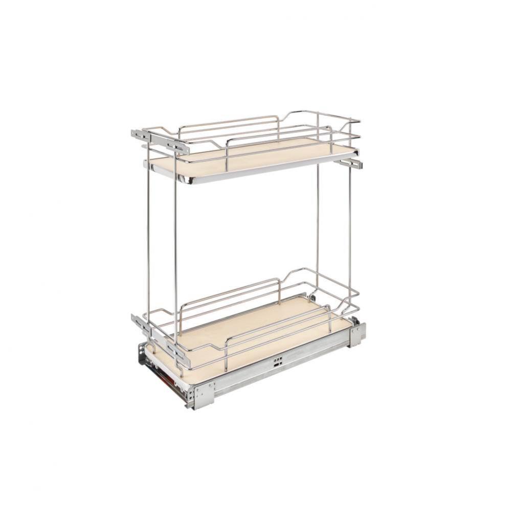 Two-Tier Sold Surface Pull Out Organizers w/Soft Close