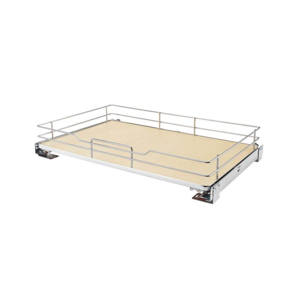 Solid Surface Pull Out Organizer Shelf w/Soft Close