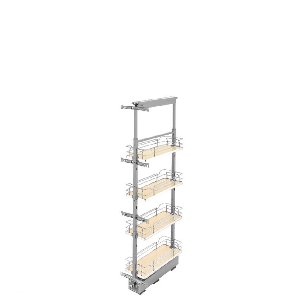 Adjustable Solid Surface Pantry System for Tall Pantry Cabinets