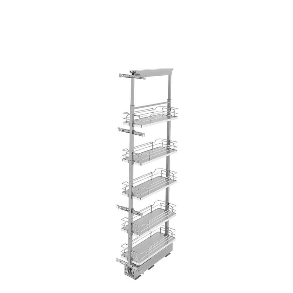 Adjustable Solid Surface Pantry System for Tall Pantry Cabinets
