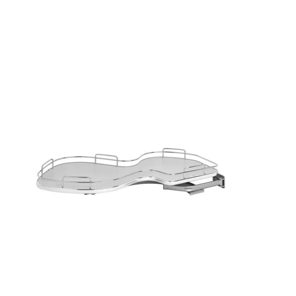 Contemporary Cloud Blind Corner Organizer for Blind Left Cabinet