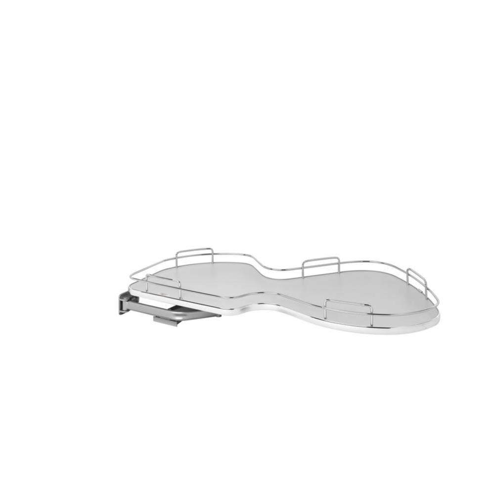 Contemporary Cloud Blind Corner Organizer for Blind Right Cabinet