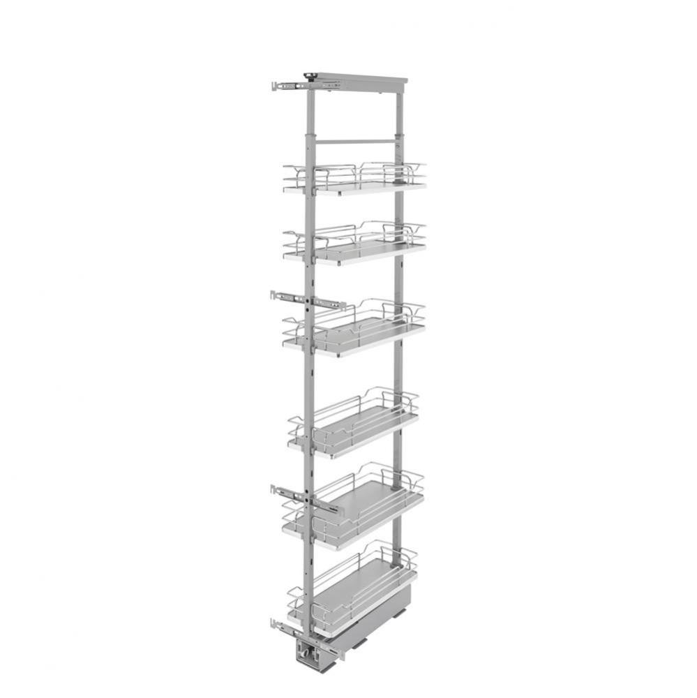 Adjustable Solid Surface Pantry System for Tall Pantry Cabinets
