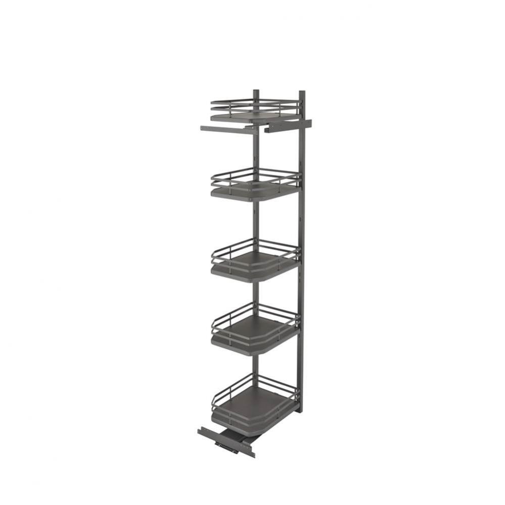Solid Surface Swing Out Pantry for Tall Pantry Cabinets