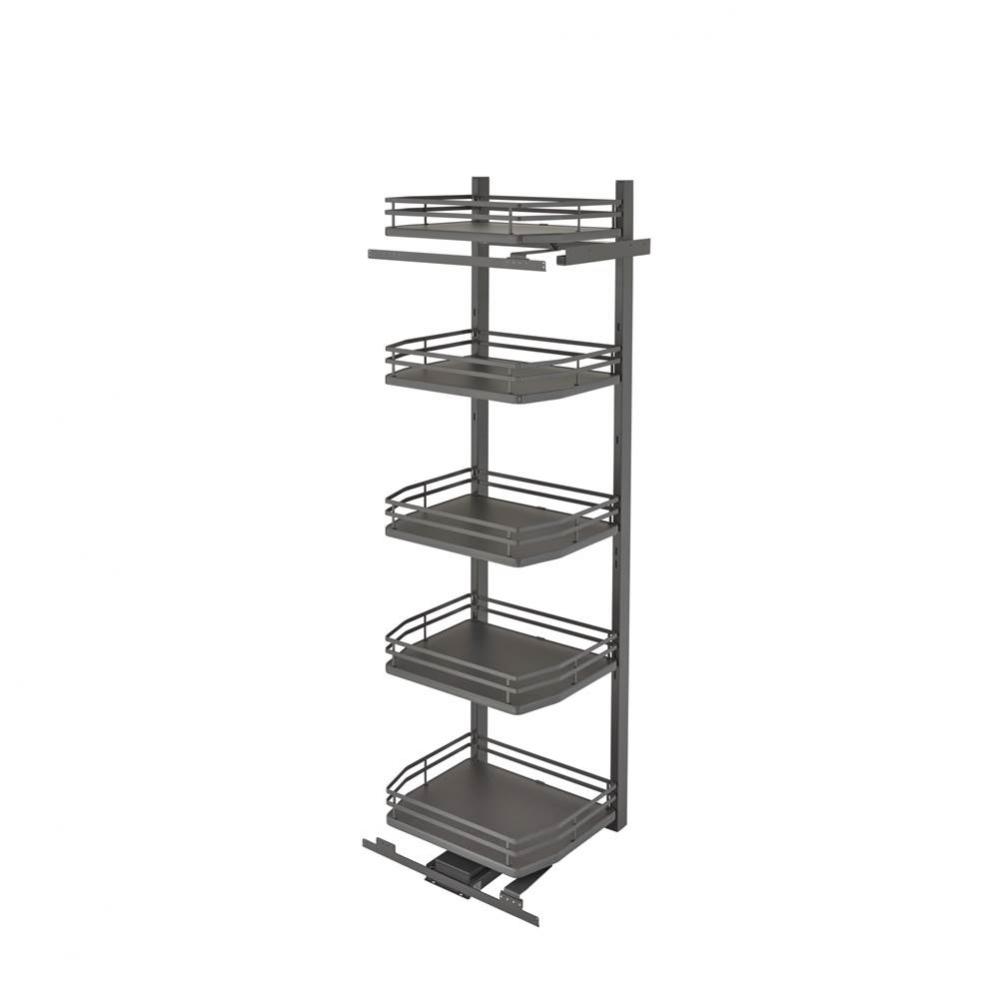 Solid Surface Swing Out Pantry for Tall Pantry Cabinets