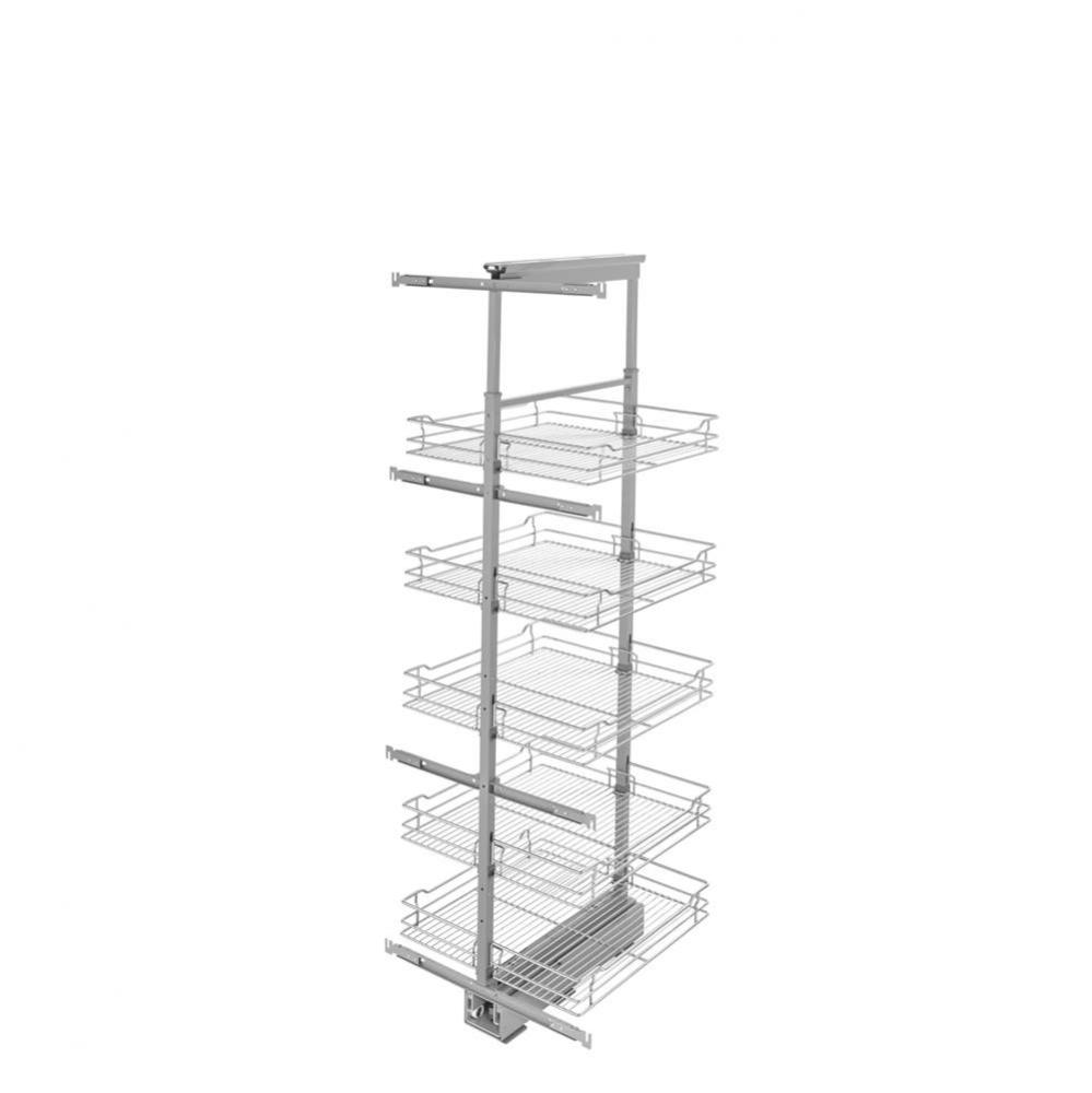 Adjustable Pantry System for Tall Pantry Cabinets