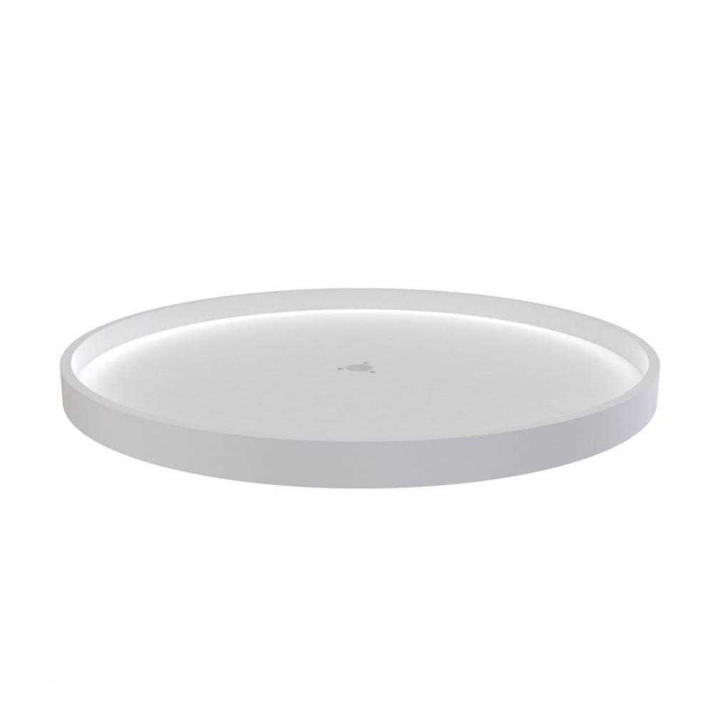 Polymer Full-Circle 1-Shelf Lazy Susan Shelf for Corner Base Cabinets