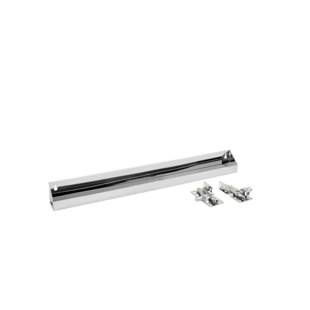 Stainless Steel Tip-Out Trays for Sink Base Cabinets w/Soft Close Hinges