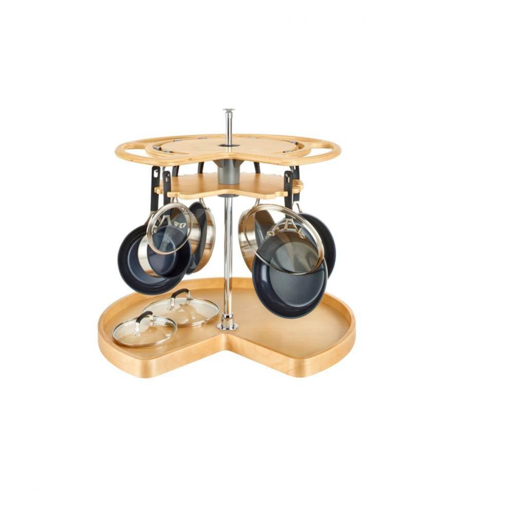 Not So Lazy Susan 2-Shelf for Corner Base Cabinets