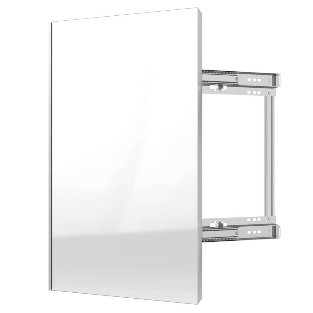 Rotate and Slide Mirror for Custom Closet Systems