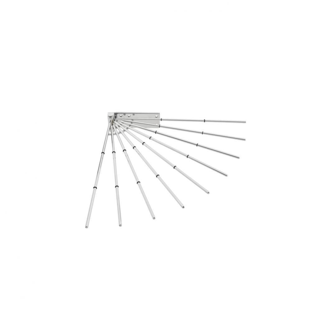 Swing Out Fan Pants Rack for Custom Closet Systems