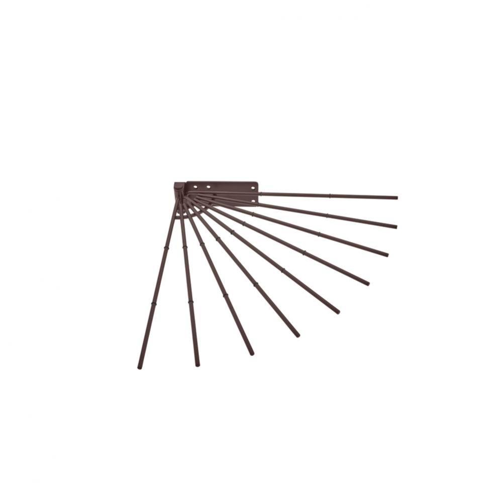 Swing Out Fan Pants Rack for Custom Closet Systems