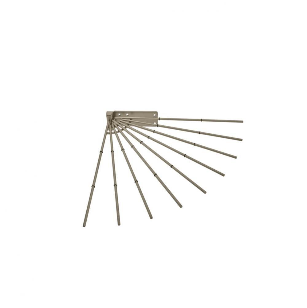 Swing Out Fan Pants Rack for Custom Closet Systems