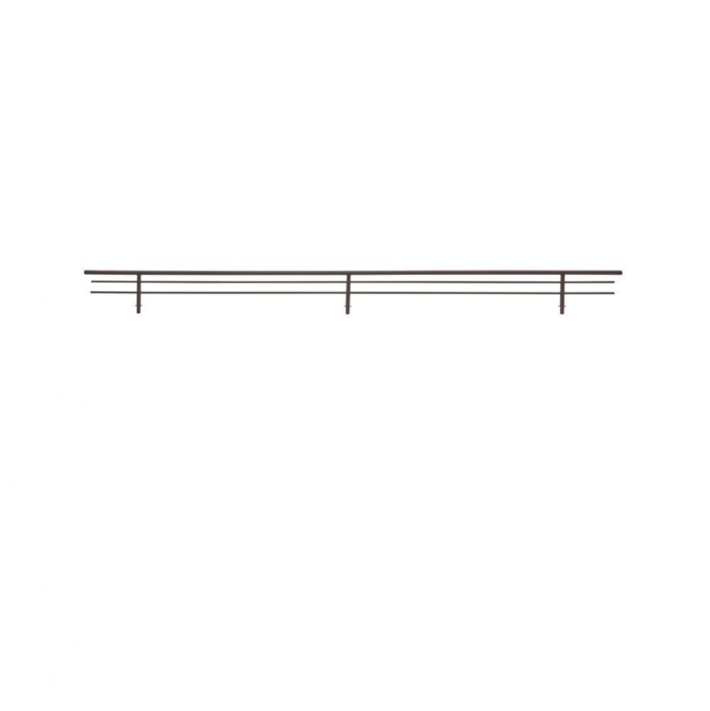 29 in Oil Rubbed Bronze Wire Shoe Rail