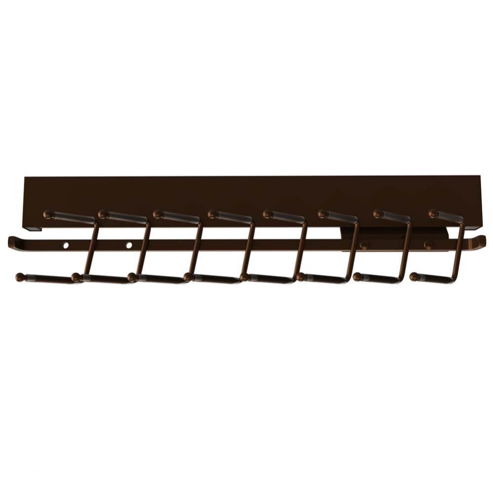 Sidelines Sliding Tie Rack for Custom Closet Systems
