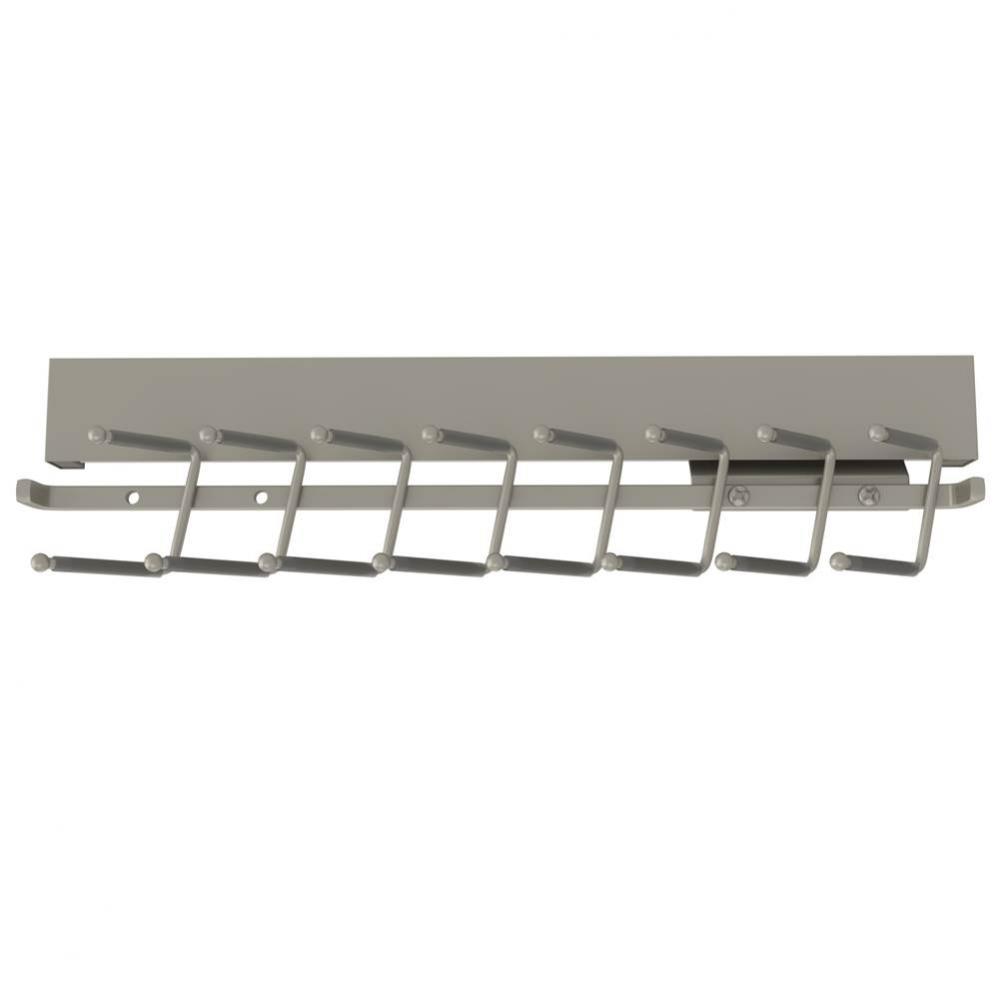 Sidelines Sliding Tie Rack for Custom Closet Systems